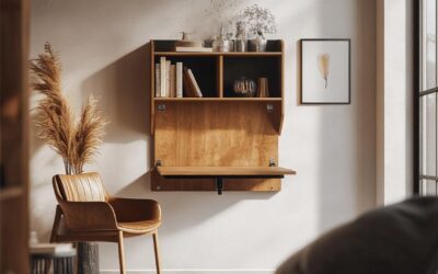 Fabriquer table murale rabattable : personnaliser son projet en privilégiant le bois durable