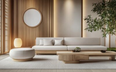 Créer un salon apaisant avec un canapé de style japonais